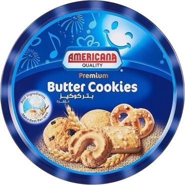 Americana Butter Cookies 2 x 454Gm, 6 Pieces Per Carton